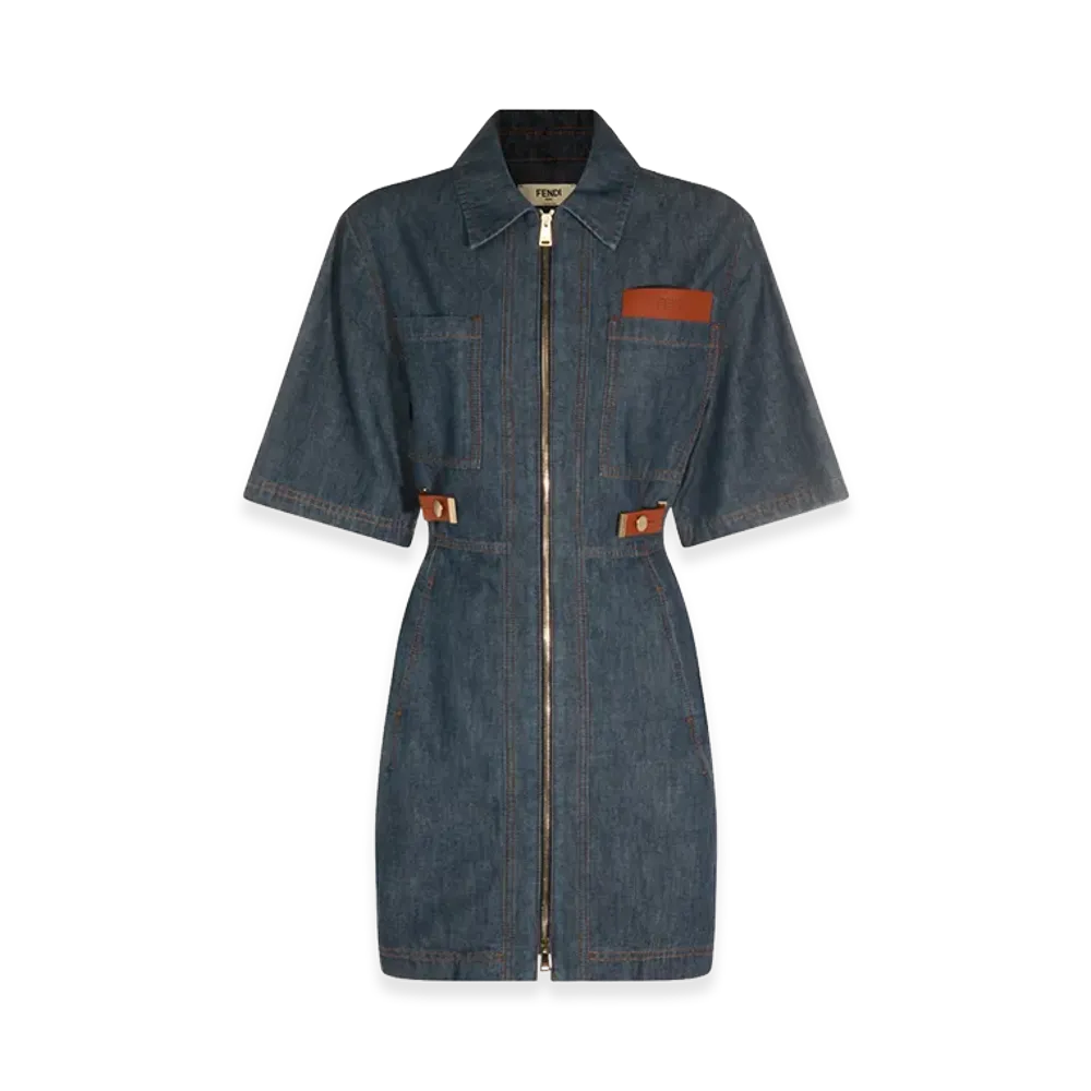 FENDI Women's Dresses "Blue"