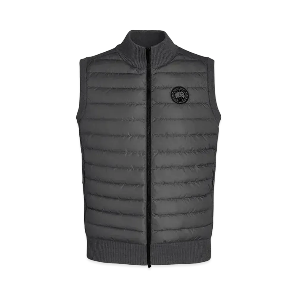 CANADA GOOSE Hybridge Knit Vest "Iron Gray"