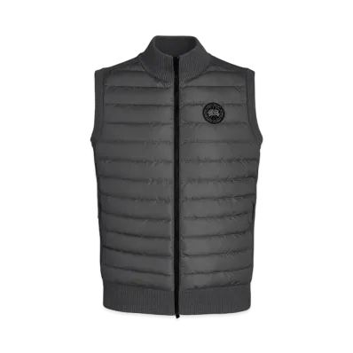 CANADA GOOSE Hybridge Knit Vest "Iron Gray"