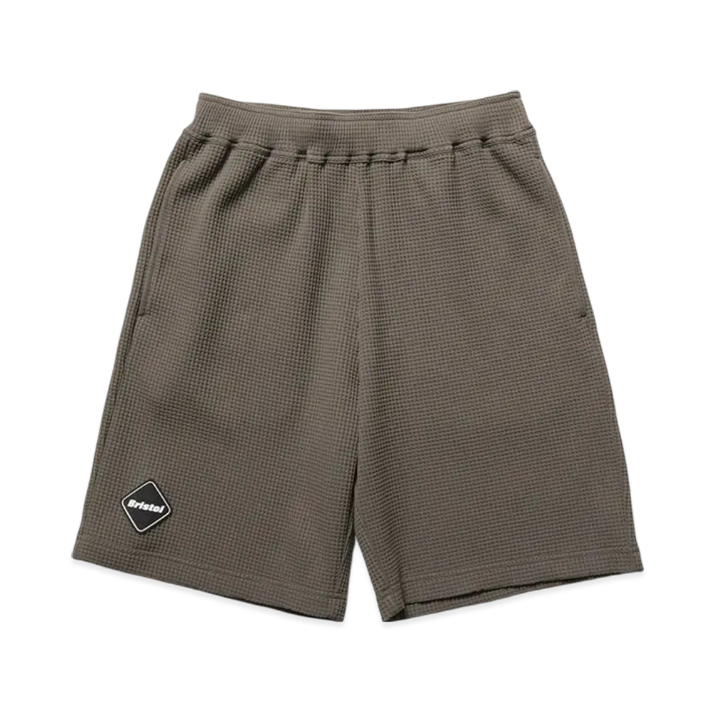 F.C.Real Bristol Tech Waffle Lounge Shorts "Brown"