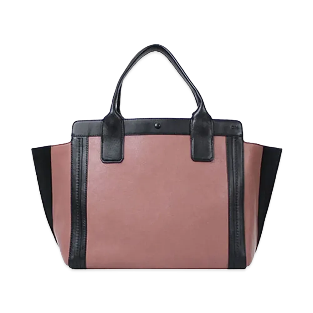 Chloe Alyson Leather Hand Bag "Brown"