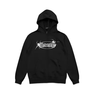 WASTED PARIS Hoodie Zip Boiler "Black"