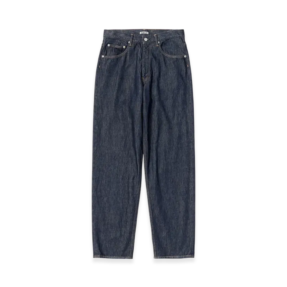 AURALEE Hard Twist Denim Wide Pants "Indigo"