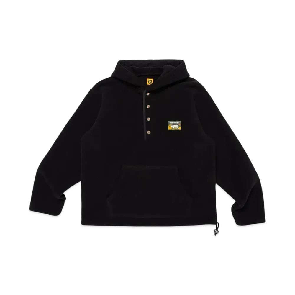 HUMAN MADE Fleece Hoodie "Black"
