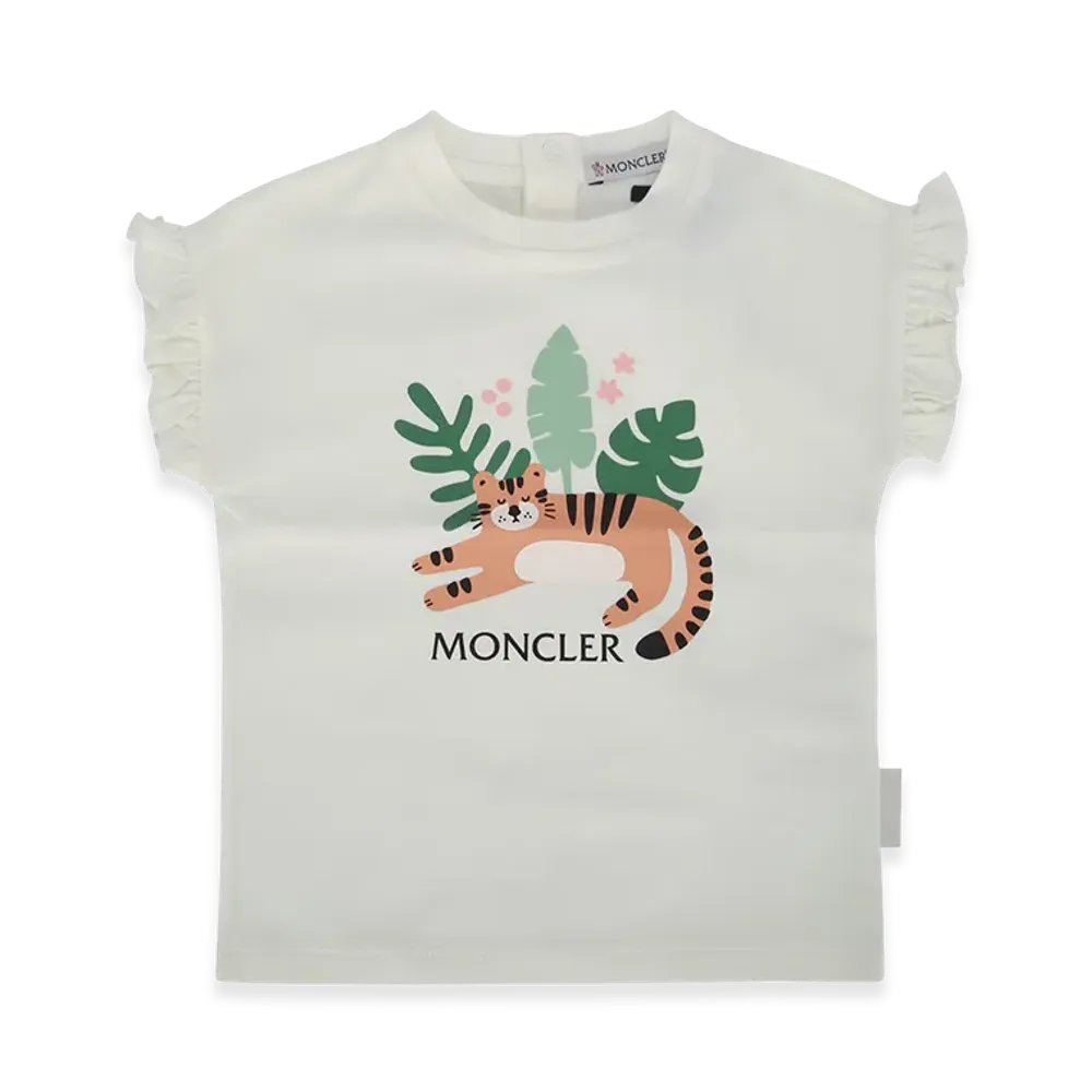 MONCLER Kids S/S T-Shirt "White"