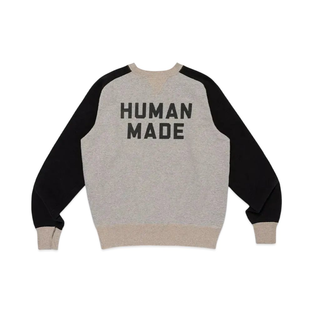 HUMAN MADE Colorblock Tsuriami Sweatshirt "Gray"