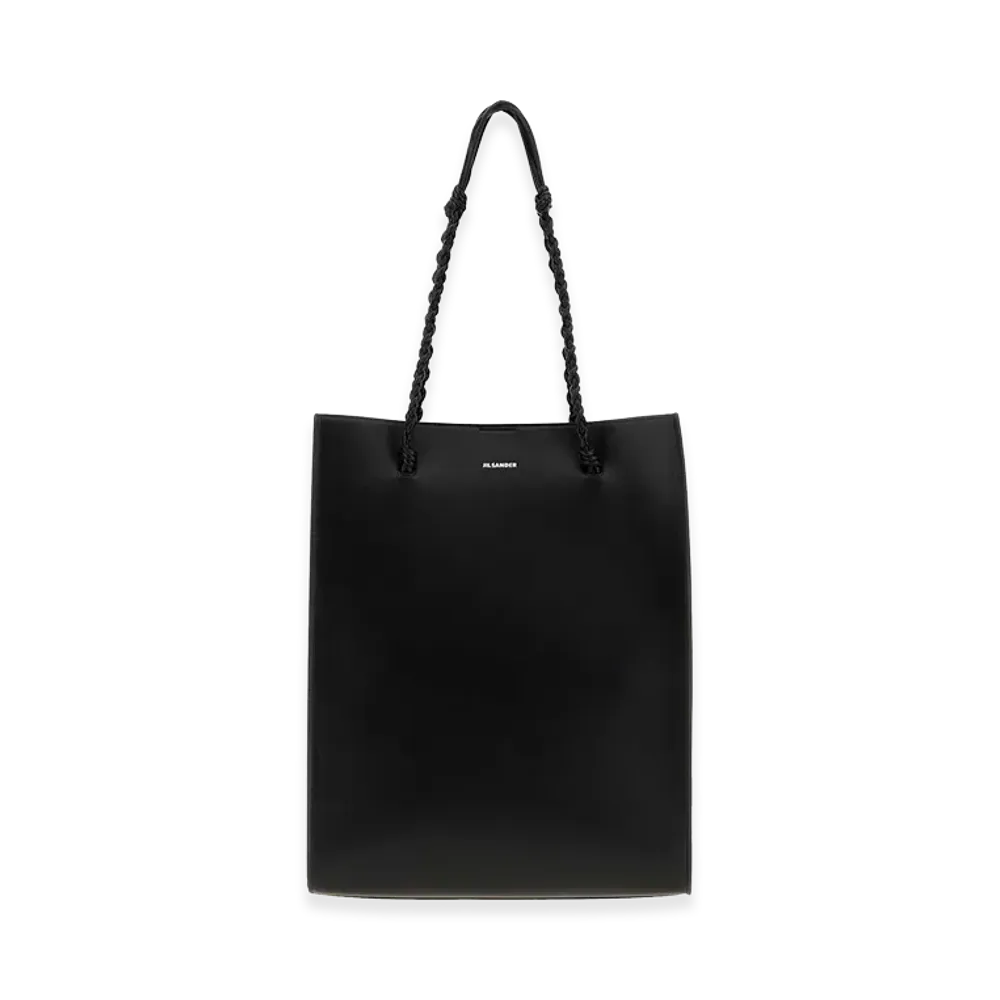 Jil Sander Leather Tangle Shopping Bag "Black"