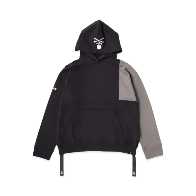 mastermind JAPAN x C2H4 Made By Alpha Industries Hoodie "Black Purple"