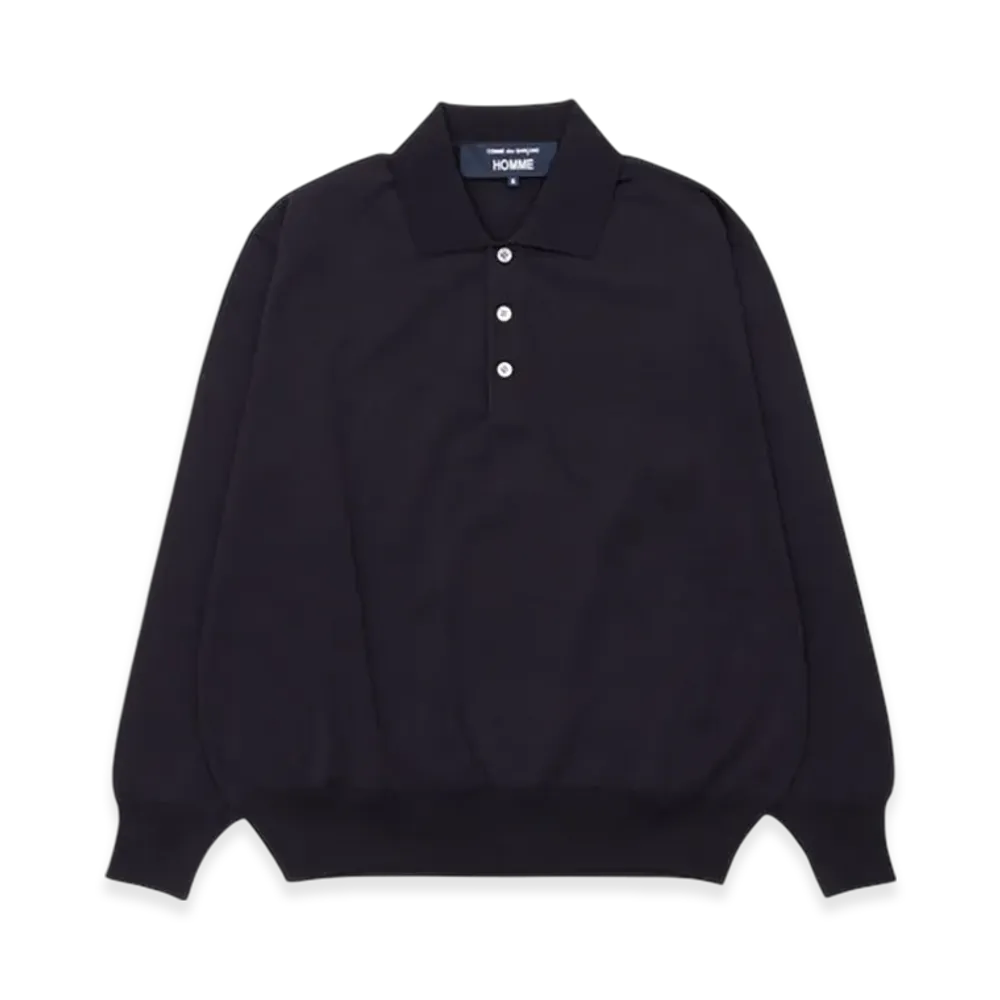 COMME des GARCONS HOMME Worsted Wool Jersey "Dark Navy"