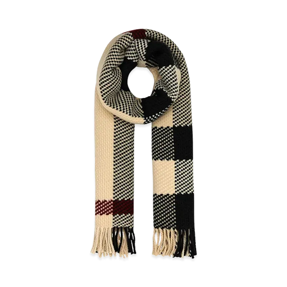 Burberry Women's Embroidered Wool Scarf "Multicolor"