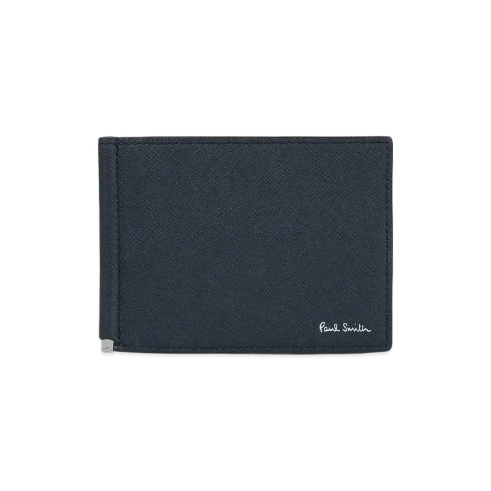 Paul Smith Bright Stripe Puller Money Clip "Navy"