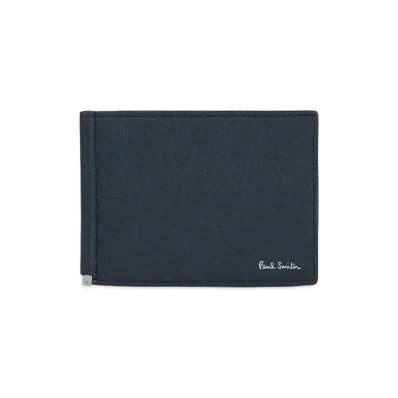 Paul Smith Bright Stripe Puller Money Clip "Navy"