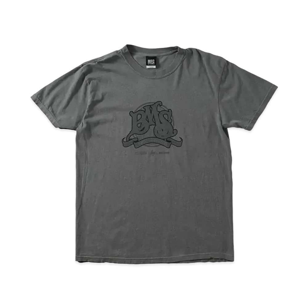 MFC STORE x BASEMENT TOKYO x SOSHI NET S/S Tee "Charcoal Gray"