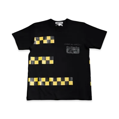 COMME des GARCONS x Onitsuka Tiger Short Sleeve T-Shirt "Black/Yellow"
