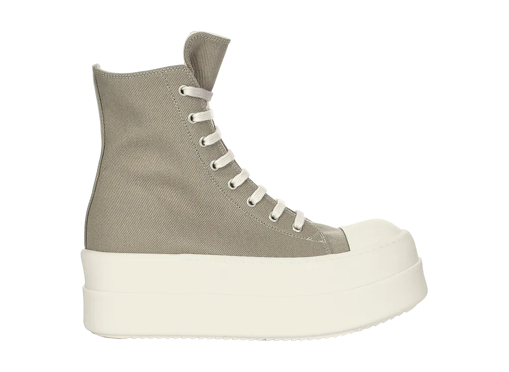Rick Owens DRKSHDW Women's Mega Bumper Sneaks "Mineral/Milk"