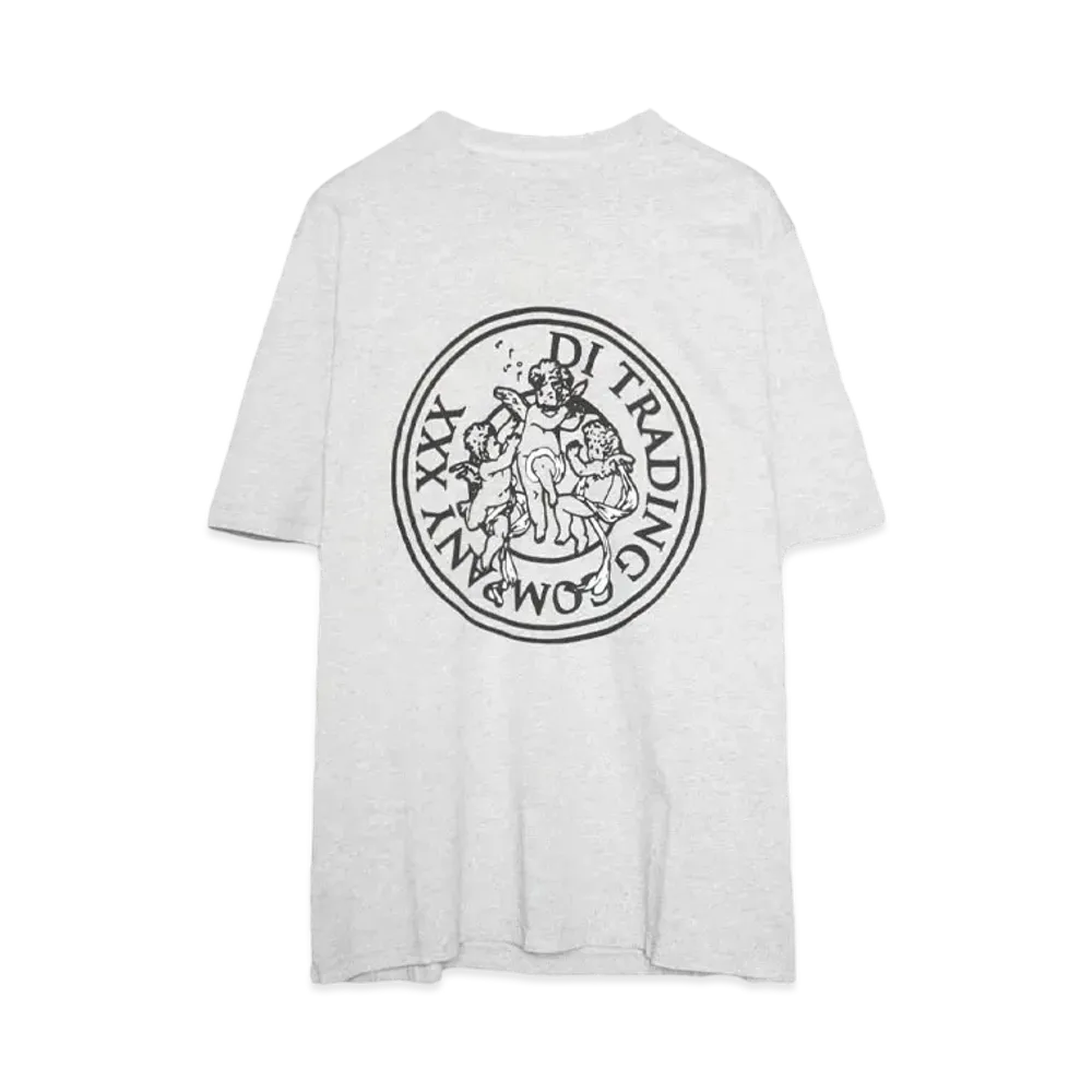 POP TRADING COMPANY roma t-shirt "GREY HEATHER"