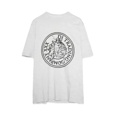 POP TRADING COMPANY roma t-shirt "GREY HEATHER"