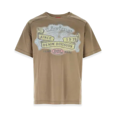 Diesel Cotton T-Forb T-Shirt "Beige"
