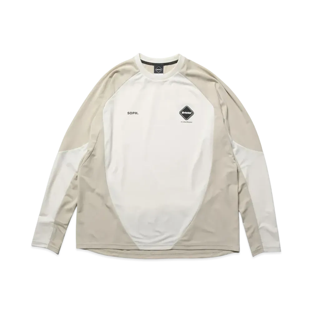 F.C.Real Bristol Stream Line L/S Top "Off White"