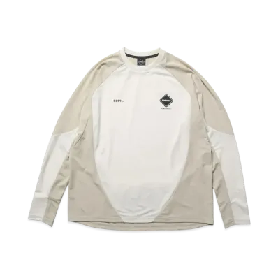 F.C.Real Bristol Stream Line L/S Top "Off White"