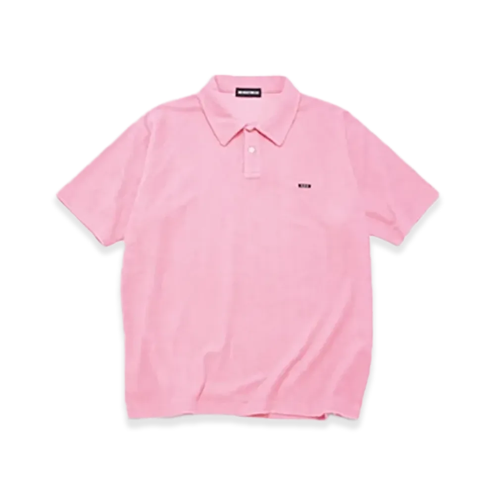 GOD SELECTION XXX Pile Polo Shirt GX-S25-CS-09 "Pink"