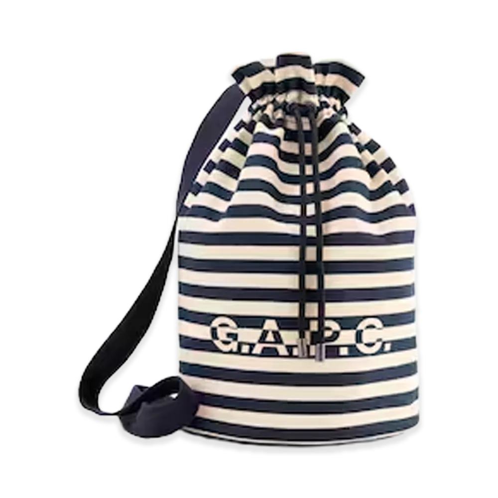 Gap x A.P.C. Logo Bucket Bag "Off White"