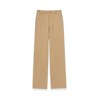 AURALEE Washed Finx Chino Narrow Pants "Camel Brown"
