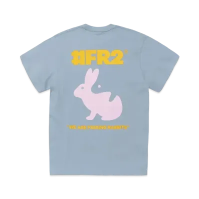 FR2 Trick Art Rabbit T-Shirt "Blue"