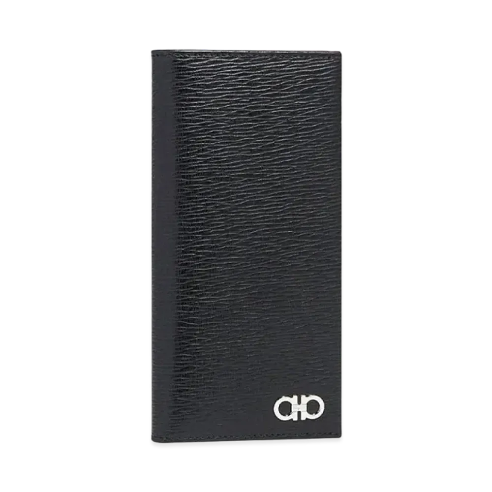 Salvatore Ferragamo Long Wallet "Black/Red Ferragamo"