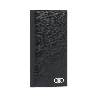 Salvatore Ferragamo Long Wallet "Black/Red Ferragamo"