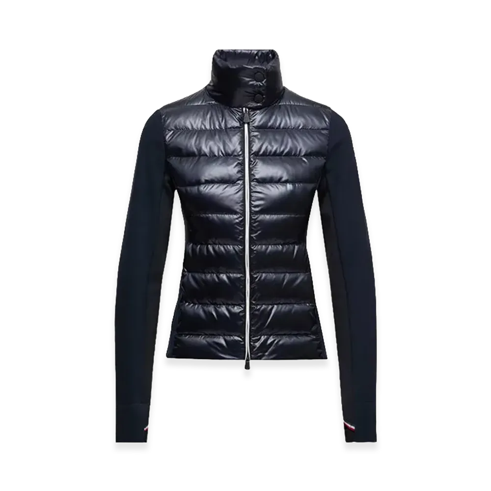 MONCLER GRENOBLE Women's Padded Zip Up Sweatshirt "Navy"