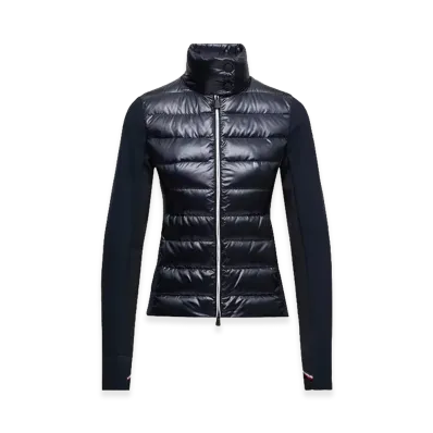 MONCLER GRENOBLE Women's Padded Zip Up Sweatshirt "Navy"