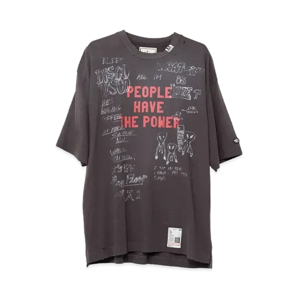 Maison MIHARA YASUHIRO Distressed T-shirt "Black"
