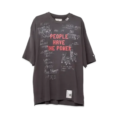 Maison MIHARA YASUHIRO Distressed T-shirt "Black"