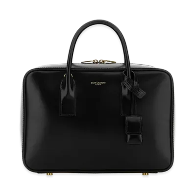 Saint Laurent Women's Leather Sac De Jour Handbag "Black"