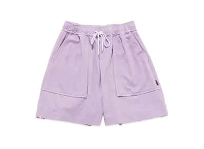 GOD SELECTION XXX Women's Back Script Logo Pile Shortpants GXL-S26-PT-04 "Purple"
