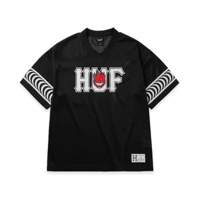 HUF x SPITFIRE End Zone Jersey "Black"