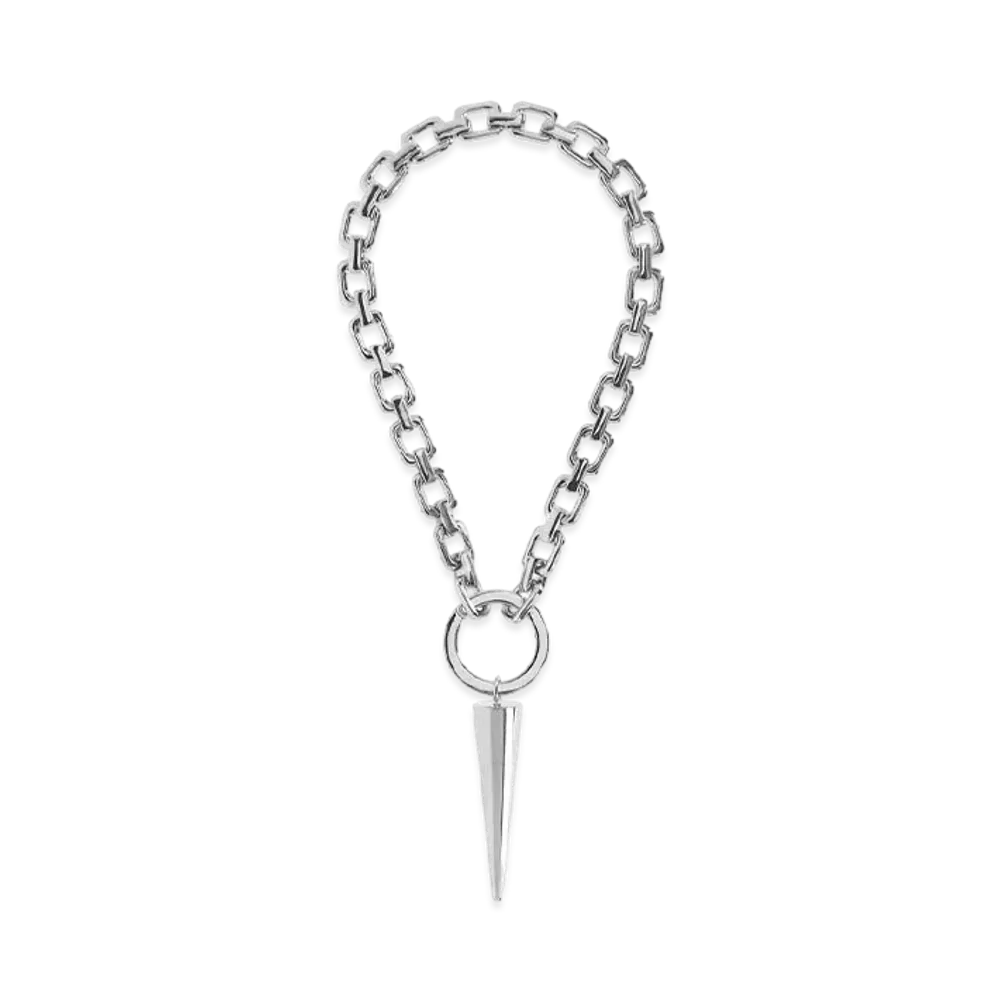 1017 ALYX 9SM Spike Chunky Chain Necklace "Silver"