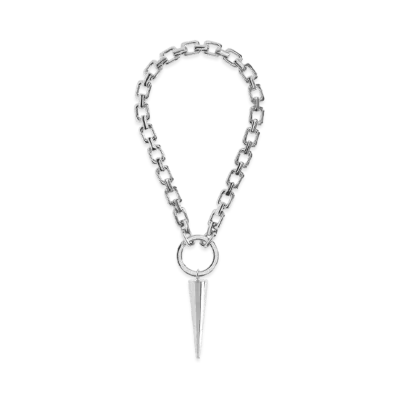 1017 ALYX 9SM Spike Chunky Chain Necklace "Silver"