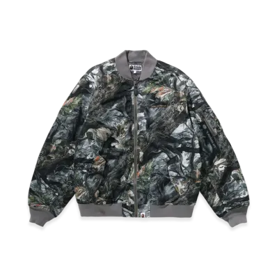 A BATHING APE Bomber Jacket "Brown"