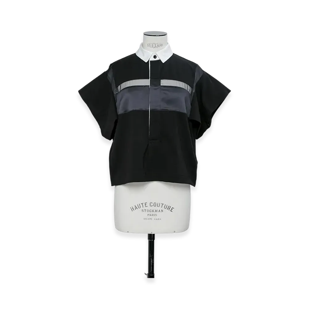 sacai Cotton Jersey Pullover "Black"