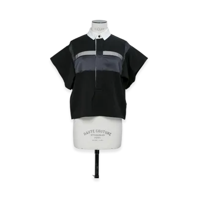 sacai Cotton Jersey Pullover "Black"