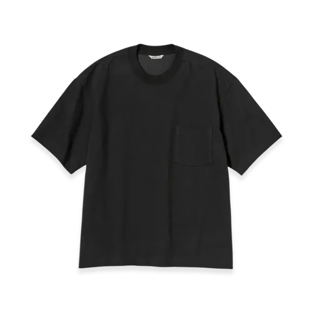 AURALEE StandUp T-Shirt "Black"