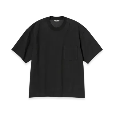 AURALEE StandUp T-Shirt "Black"