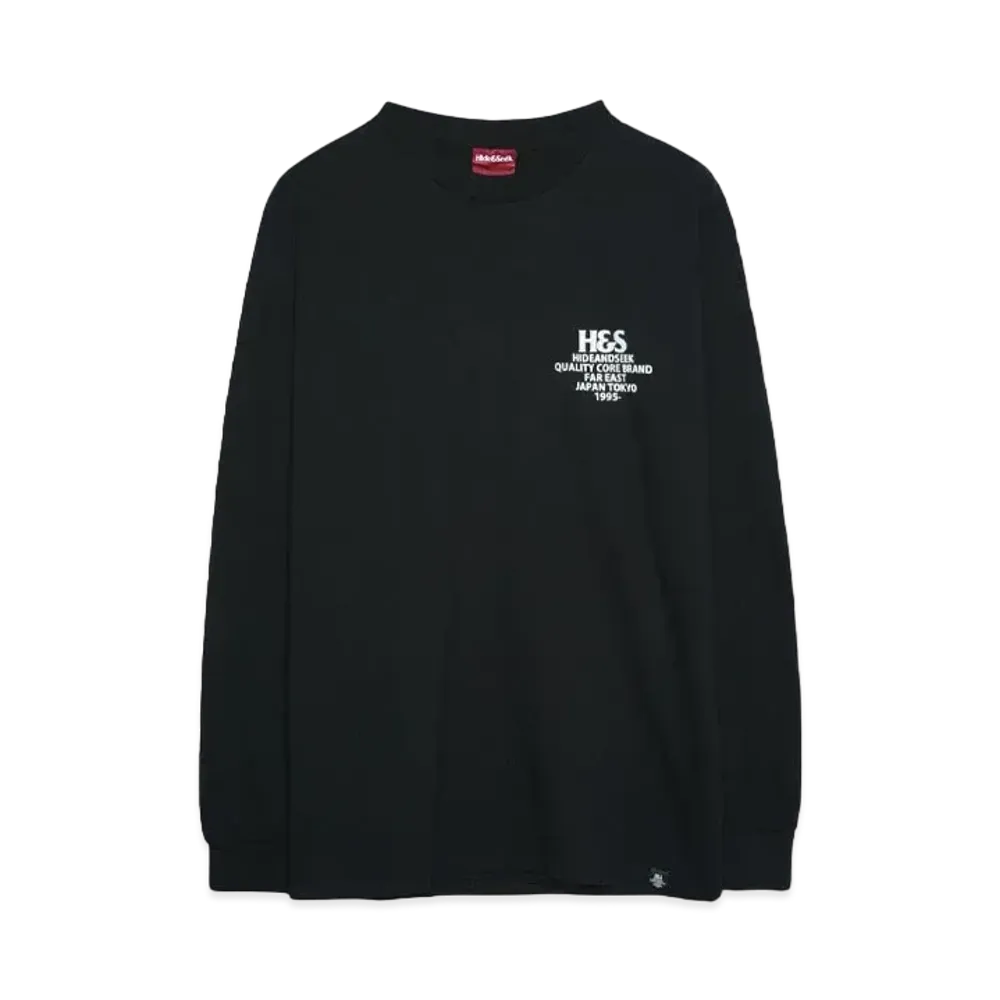 Hide and Seek N.Mind L/S Tee "BLACK"