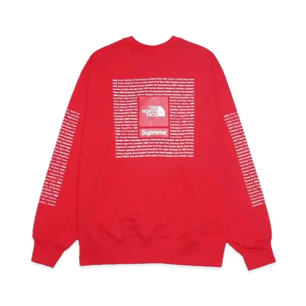 Supreme x The North Face Crewneck "Red"