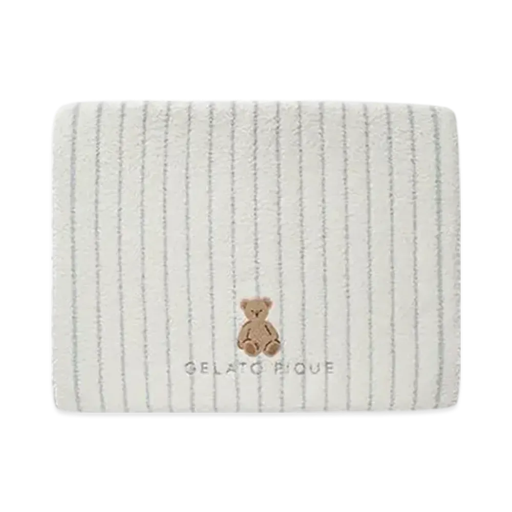 GELATO PIQUE Bear Stripe Bath Mat "Off White"