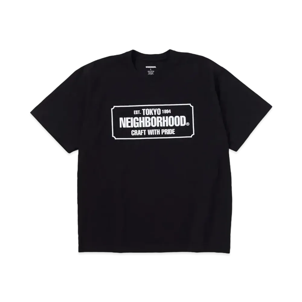NEIGHBORHOOD NH Tee-1 SS . CO "Black"
