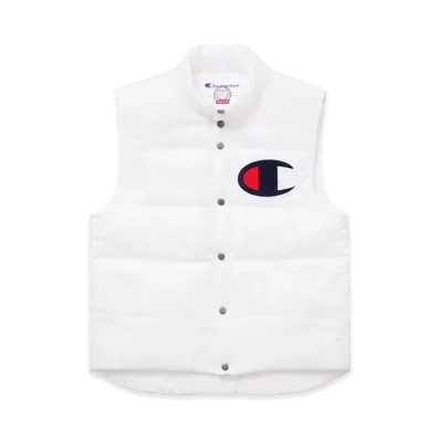 Supreme x Champion Puffy Vest "White"