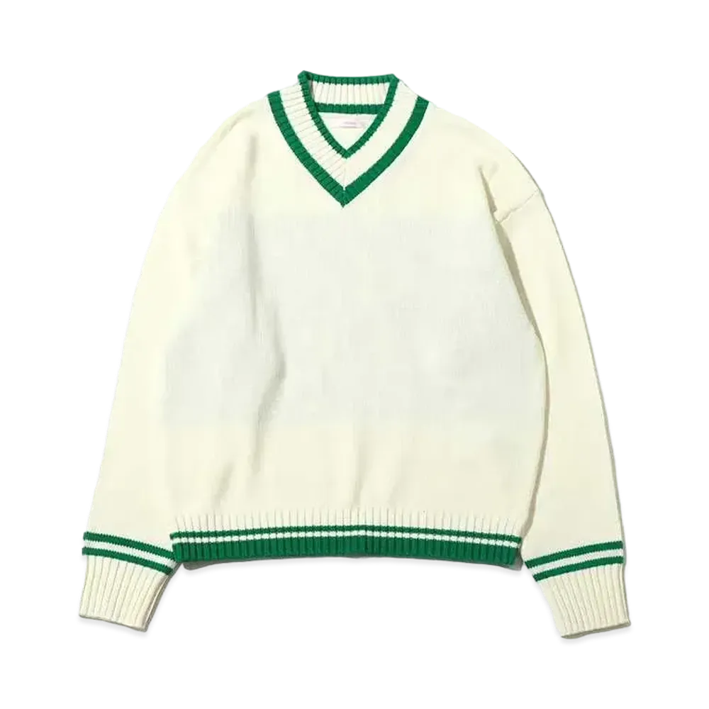 atmos pink Preppy Knit Tops "White"
